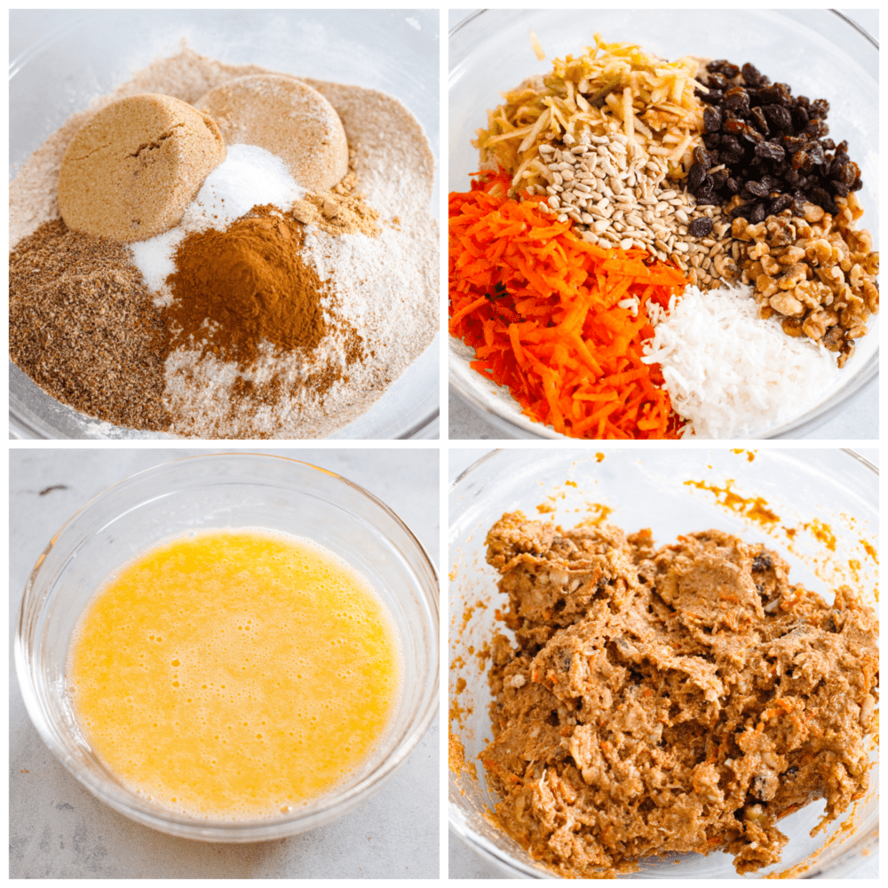 Process photos showing you how to mix the ingredients together 
