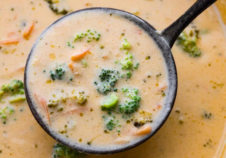 The Best Broccoli Cheese Soup