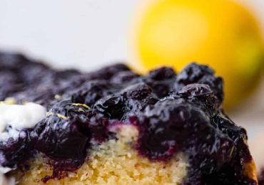 Blueberry Lemon Upside-Down Cake