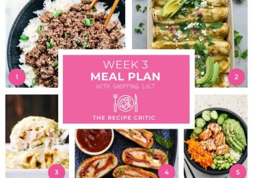 Weekly Meal Plan #3