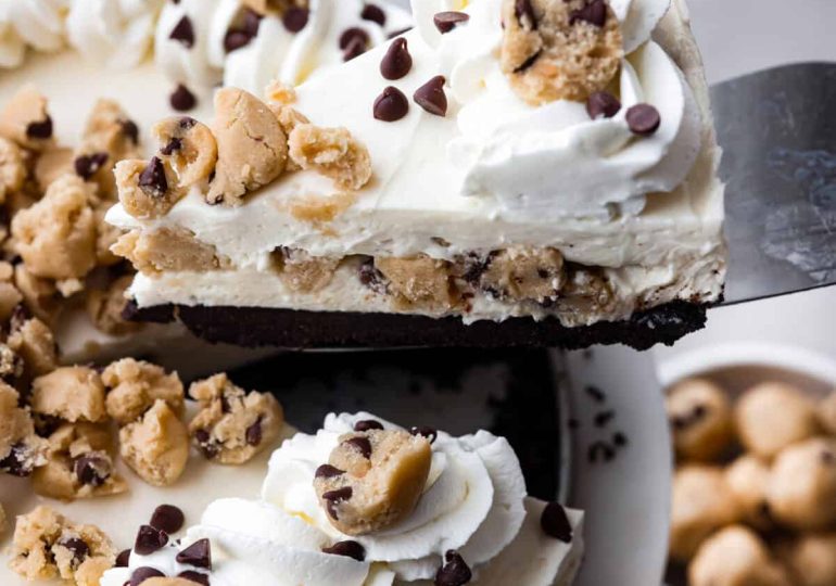 No-Bake Cookie Dough Cheesecake