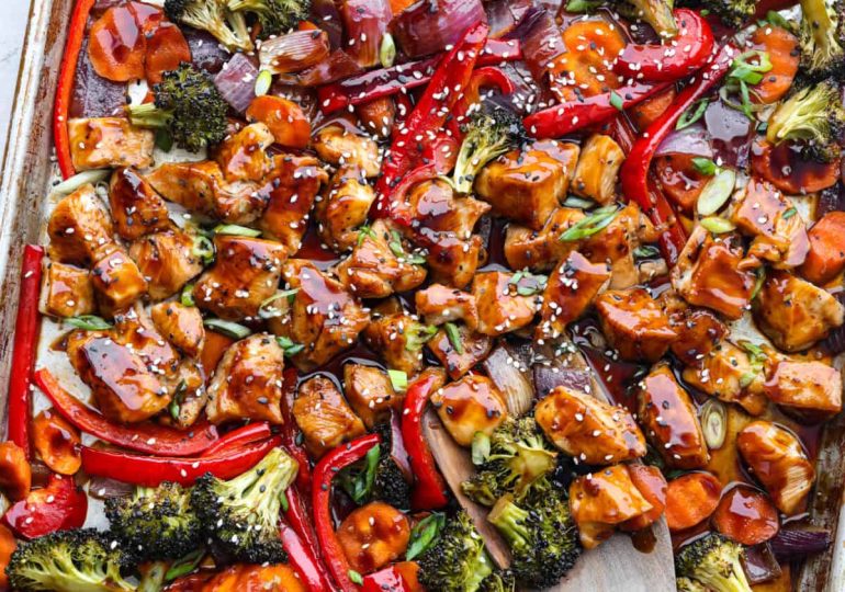 Sheet Pan Teriyaki Chicken With Vegetables