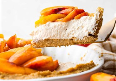 No-Bake Fresh Peach Pie