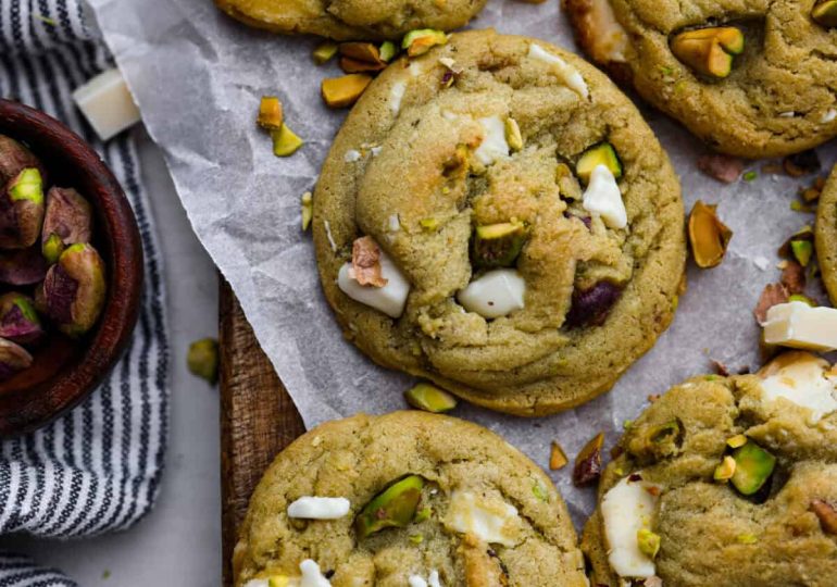 Pistachio Pudding Cookies