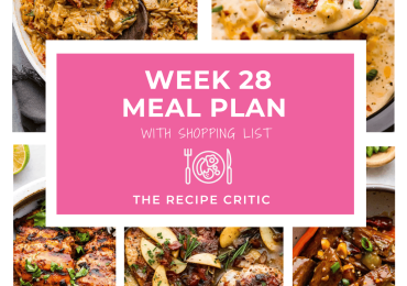 Weekly Meal Plan #28