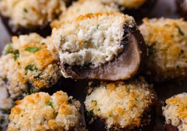 Boursin Stuffed Mushrooms