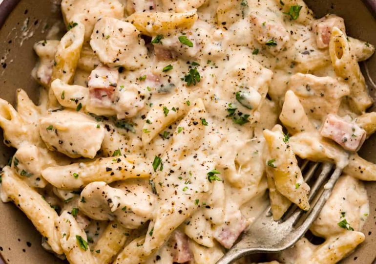 Chicken Cordon Bleu Pasta