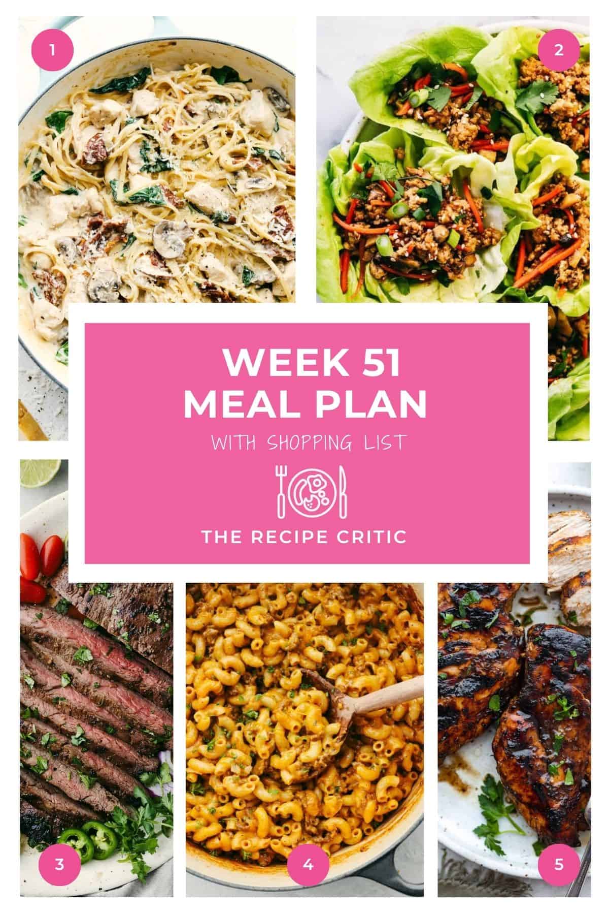 If dinner's got you stumped again, this weekly meal plan will make things super easy! Simple meals, tasty flavors, and a few shortcuts that feel like a win. Collage of pictures of the weekly meal plan dinners.