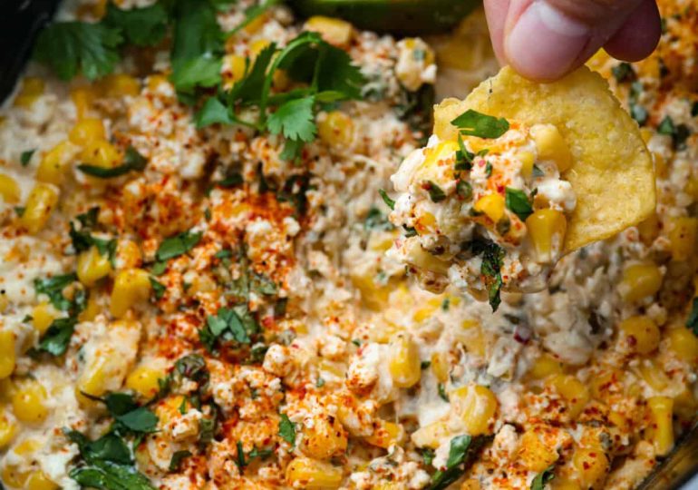 Crockpot Mexican Street Corn Dip