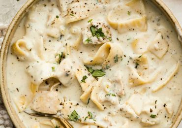 Creamy Chicken Alfredo Soup