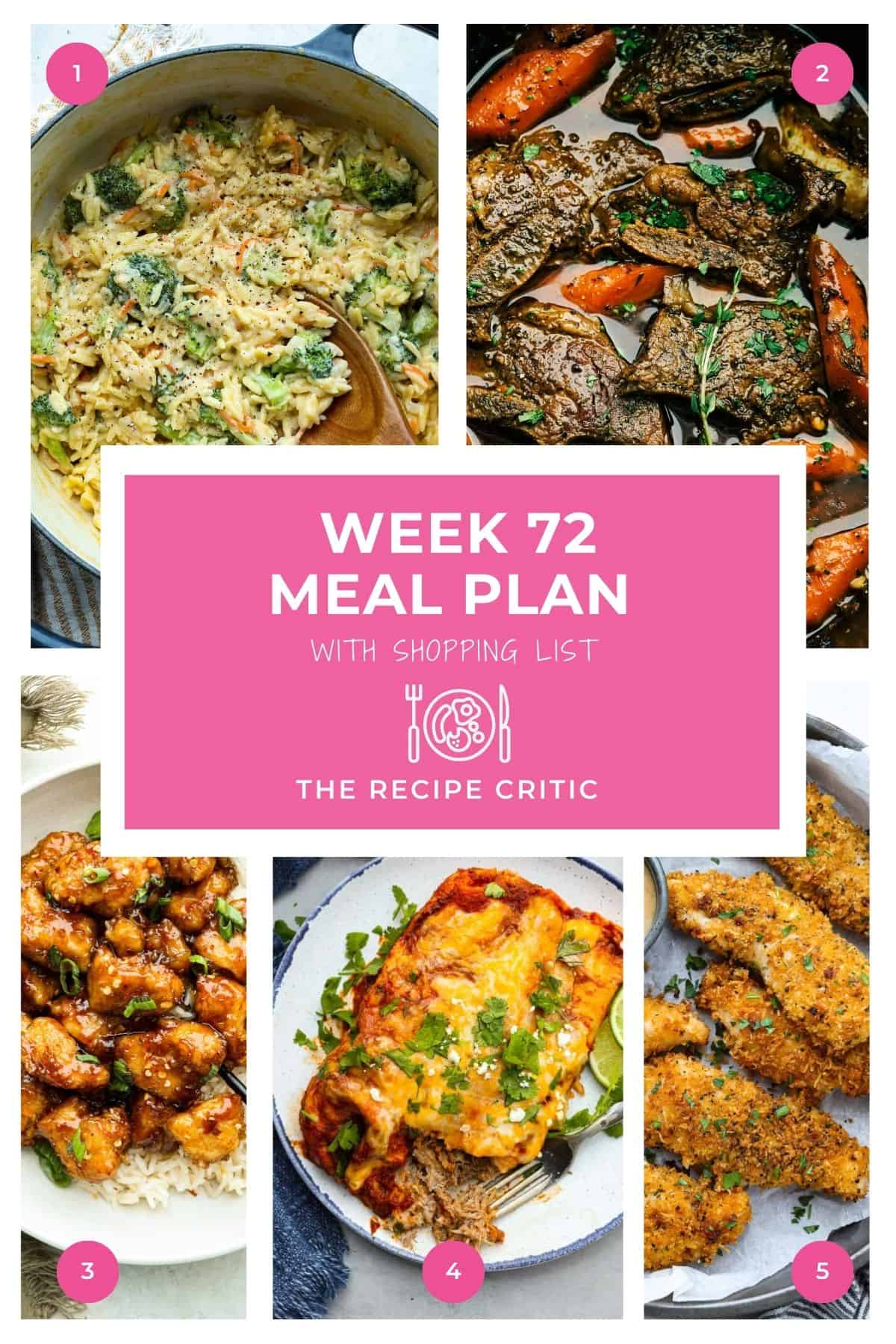 Dinner doesn’t have to feel like another thing you’re failing at. This weekly meal plan is all about hearty, comforting meals that make your evenings calmer and nights easier. Think cozy, filling dinners the whole family will love! Collage of hero images from the recipes included in the weekly meal plan.