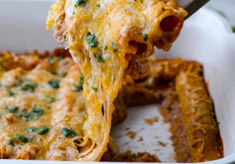 Lazy Enchiladas (4 Ingredients)