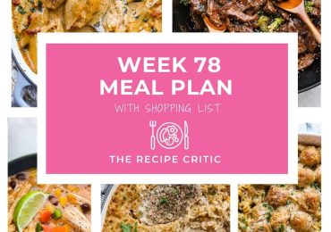 Weekly Meal Plan #78