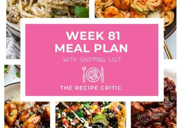 Weekly Meal Plan #81